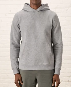 Organic Brushed Fleece Pullover Hoodie