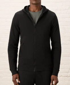 Organic Brushed Fleece Zip Hoodie