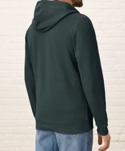 Organic Brushed Fleece Zip Hoodie