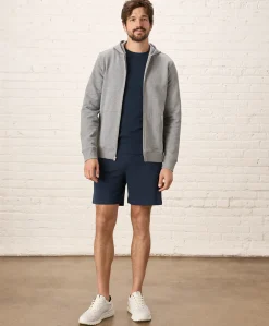 Organic Brushed Fleece Zip Hoodie