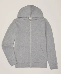 Organic Brushed Fleece Zip Hoodie