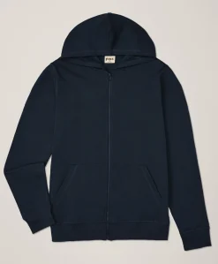 Organic Brushed Fleece Zip Hoodie