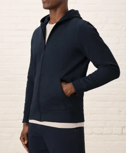 Organic Brushed Fleece Zip Hoodie