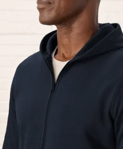 Organic Brushed Fleece Zip Hoodie