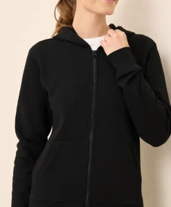 Organic Brushed Fleece Zip Hoodie