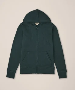 Organic Brushed Fleece Zip Hoodie