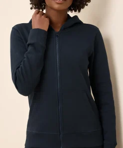 Organic Brushed Fleece Zip Hoodie