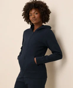 Organic Brushed Fleece Zip Hoodie