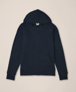 Organic Brushed Fleece Zip Hoodie
