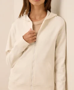 Organic Brushed Fleece Zip Hoodie