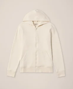 Organic Brushed Fleece Zip Hoodie
