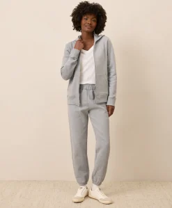 Organic Brushed Fleece Zip Hoodie