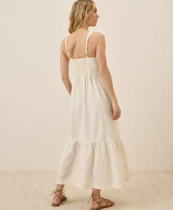 Organic Canopy Linen Blend Easy Tank Dress