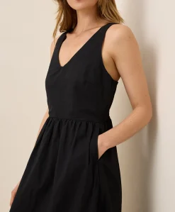 Organic Canopy Linen Blend Easy Tank Dress