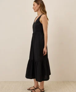 Organic Canopy Linen Blend Easy Tank Dress