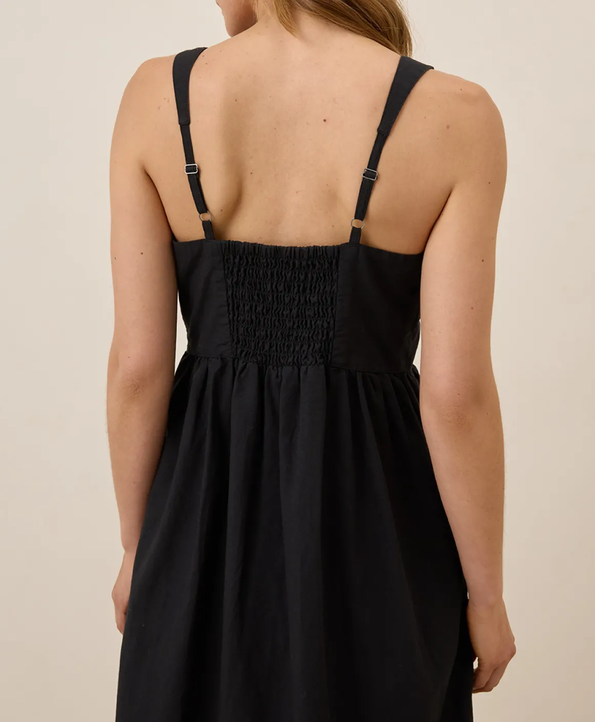 Organic Canopy Linen Blend Easy Tank Dress
