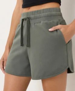 Organic Cloudknit Curved Hem Short