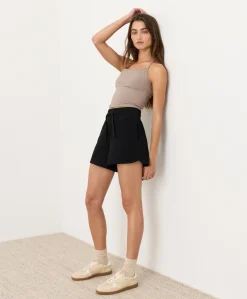 Organic Cloudknit Curved Hem Short