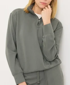 Organic Cloudknit Quarter Zip