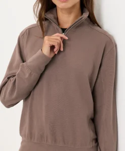 Organic Cloudknit Quarter Zip