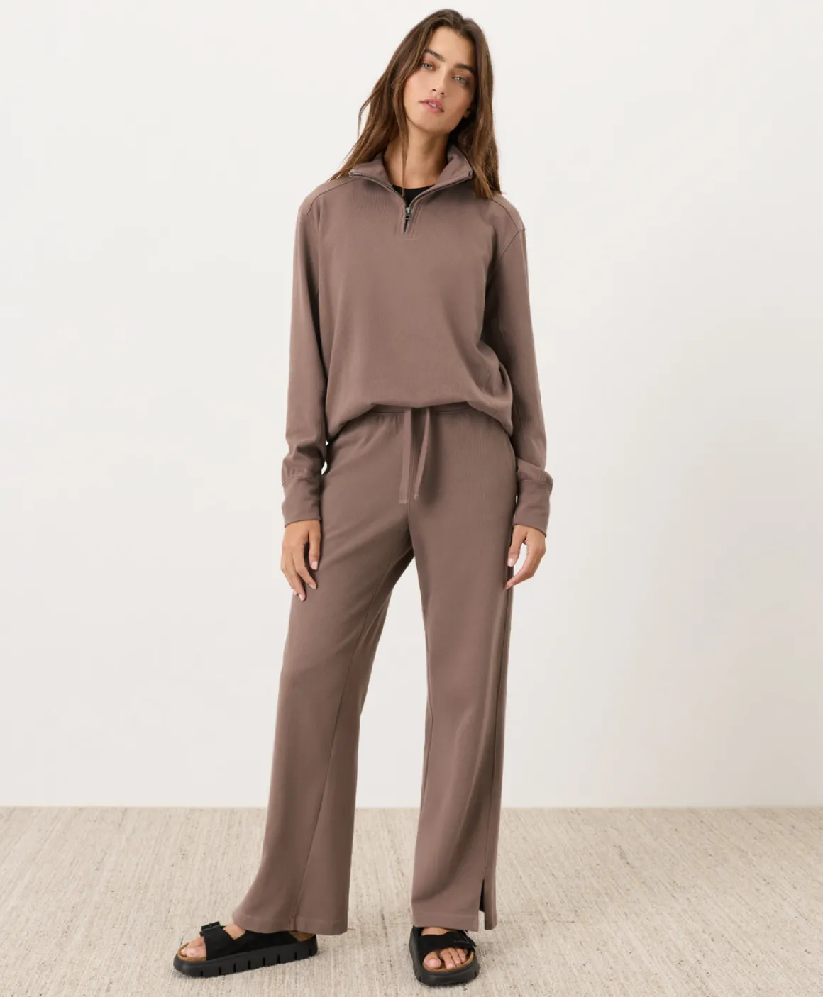 Organic Cloudknit Quarter Zip