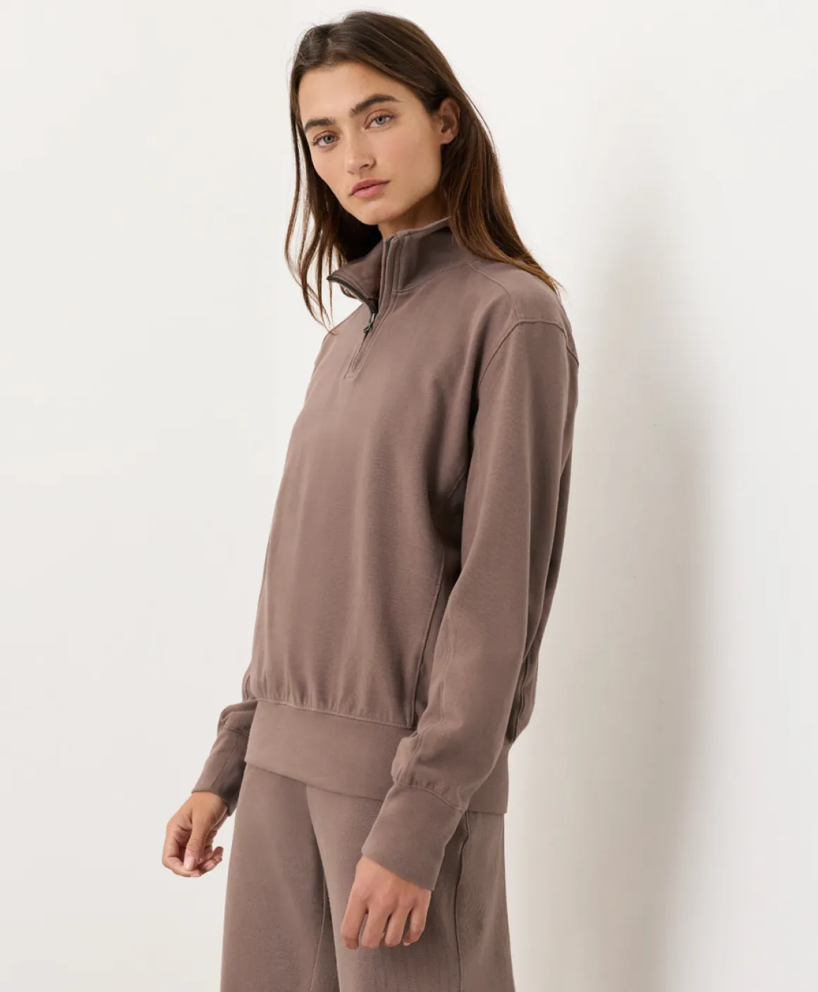 Organic Cloudknit Quarter Zip
