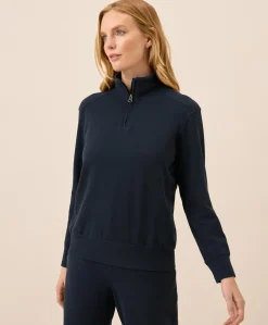 Organic Cloudknit Quarter Zip
