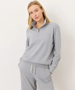Organic Cloudknit Quarter Zip