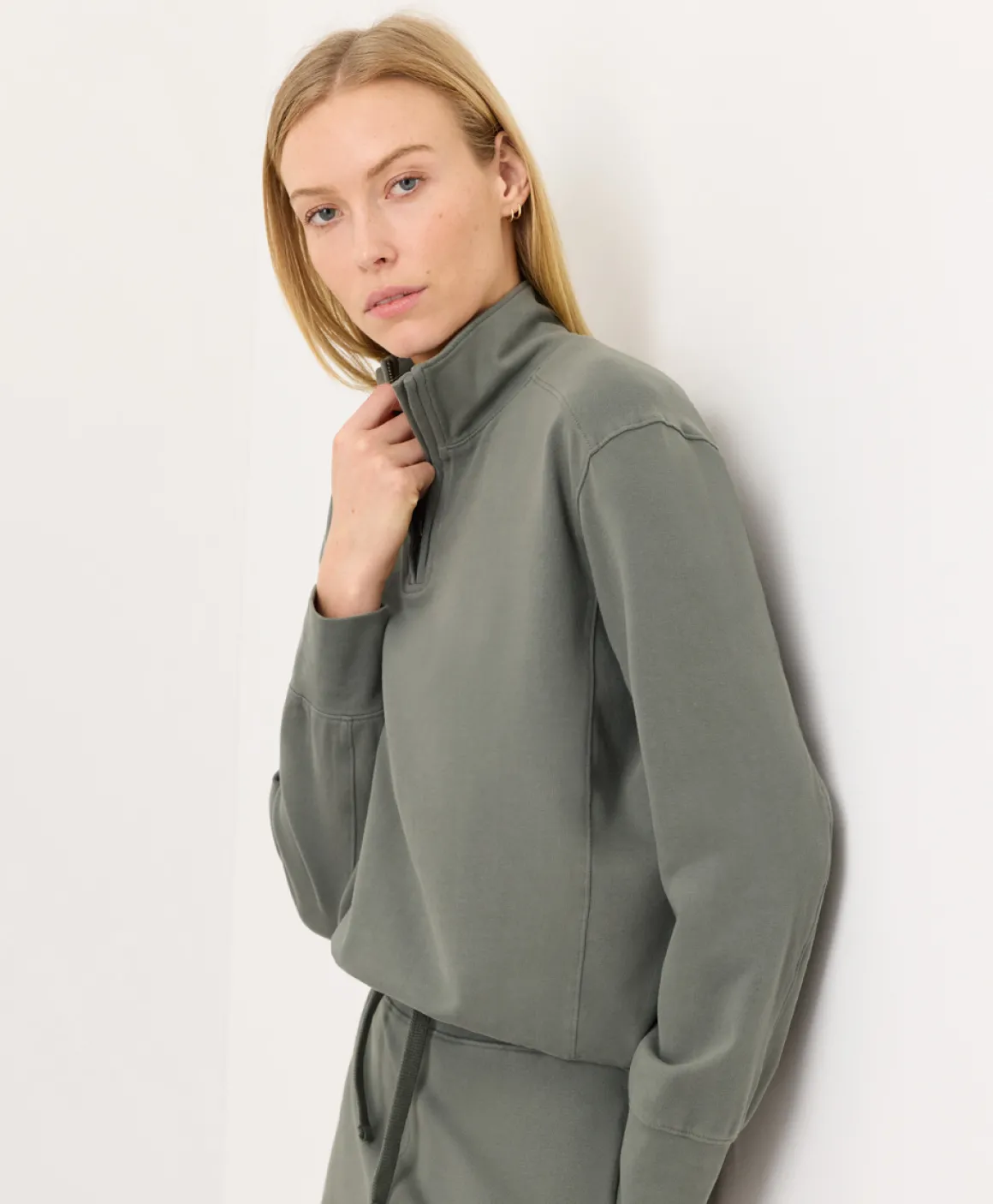 Organic Cloudknit Quarter Zip