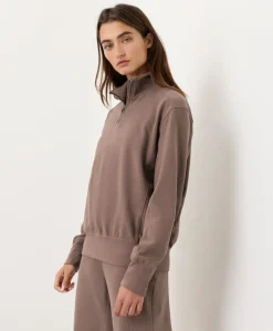 Organic Cloudknit Quarter Zip