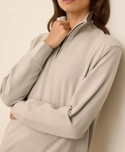 Organic Cloudknit Quarter Zip