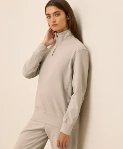Organic Cloudknit Quarter Zip
