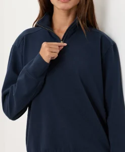 Organic Cloudknit Quarter Zip
