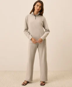 Organic Cloudknit Wide Leg Pant