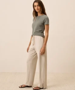Organic Cloudknit Wide Leg Pant