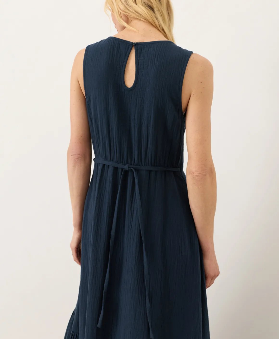 Organic Coastal Double Gauze Beach To Brunch Maxi Dress