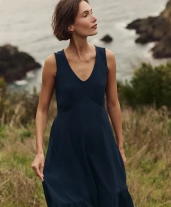 Organic Coastal Double Gauze Beach To Brunch Maxi Dress