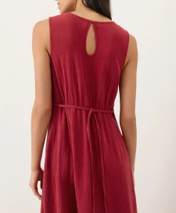 Organic Coastal Double Gauze Beach To Brunch Maxi Dress