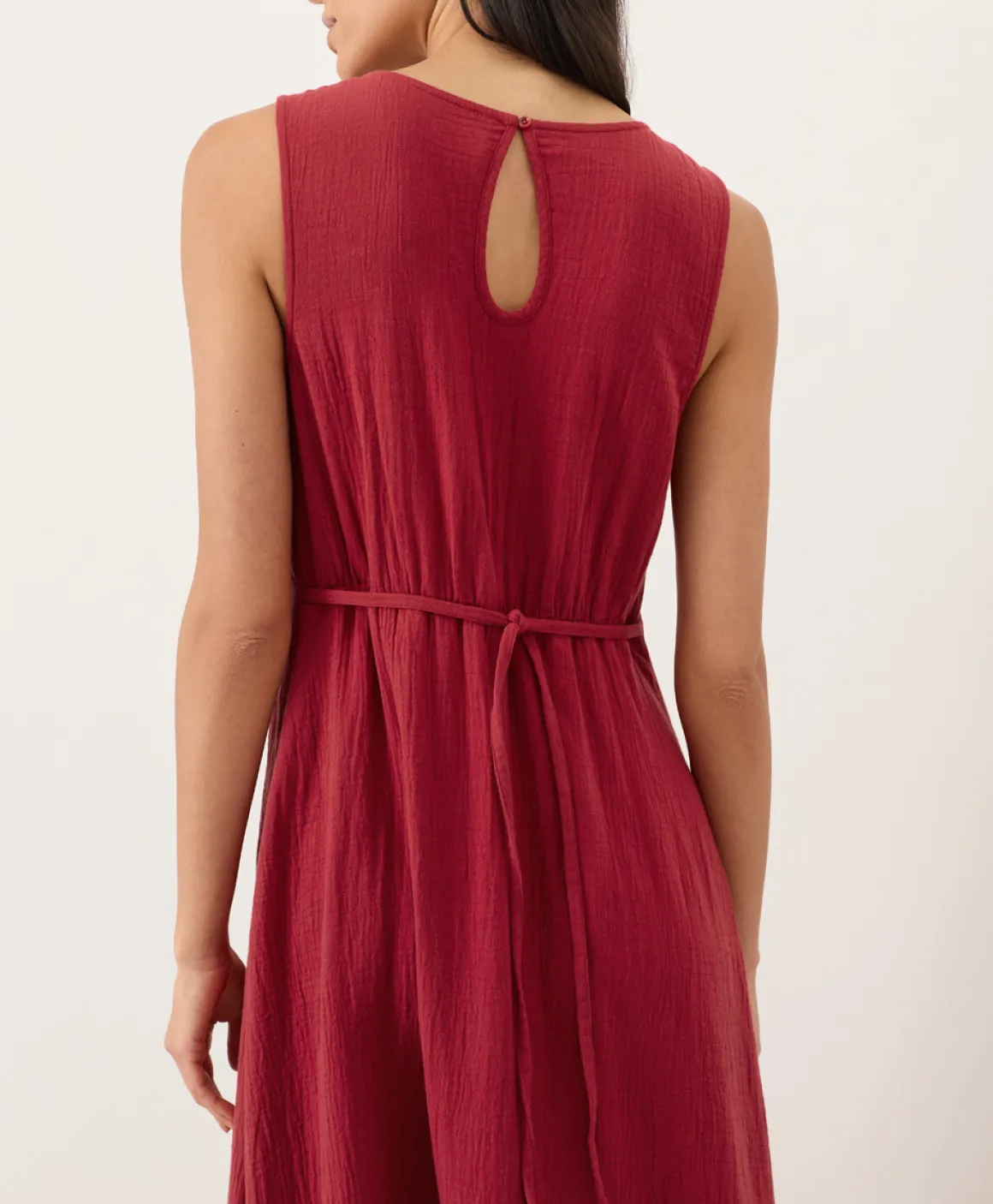 Organic Coastal Double Gauze Beach To Brunch Maxi Dress
