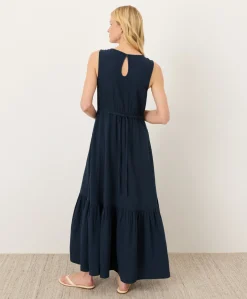 Organic Coastal Double Gauze Beach To Brunch Maxi Dress