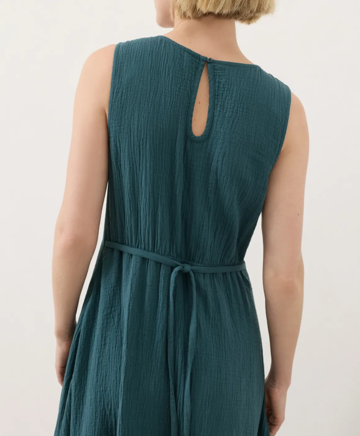 Organic Coastal Double Gauze Beach To Brunch Maxi Dress