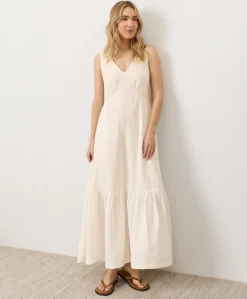 Organic Coastal Double Gauze Beach To Brunch Maxi Dress