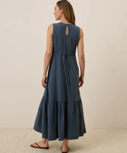 Organic Coastal Double Gauze Beach To Brunch Maxi Dress