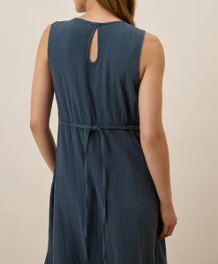 Organic Coastal Double Gauze Beach To Brunch Maxi Dress