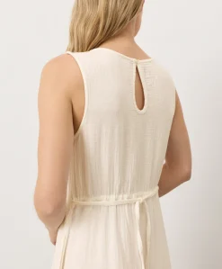 Organic Coastal Double Gauze Beach To Brunch Maxi Dress