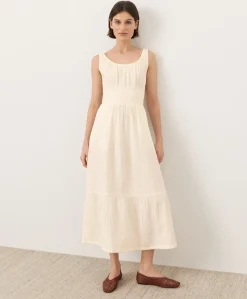 Organic Coastal Double Gauze Cami Dress