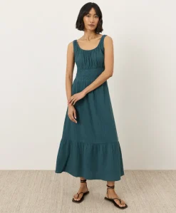 Organic Coastal Double Gauze Cami Dress