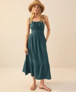 Organic Coastal Double Gauze Cami Dress