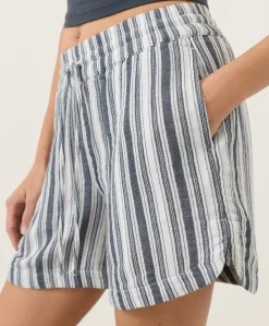 Organic Coastal Double Gauze Curved Hem Short
