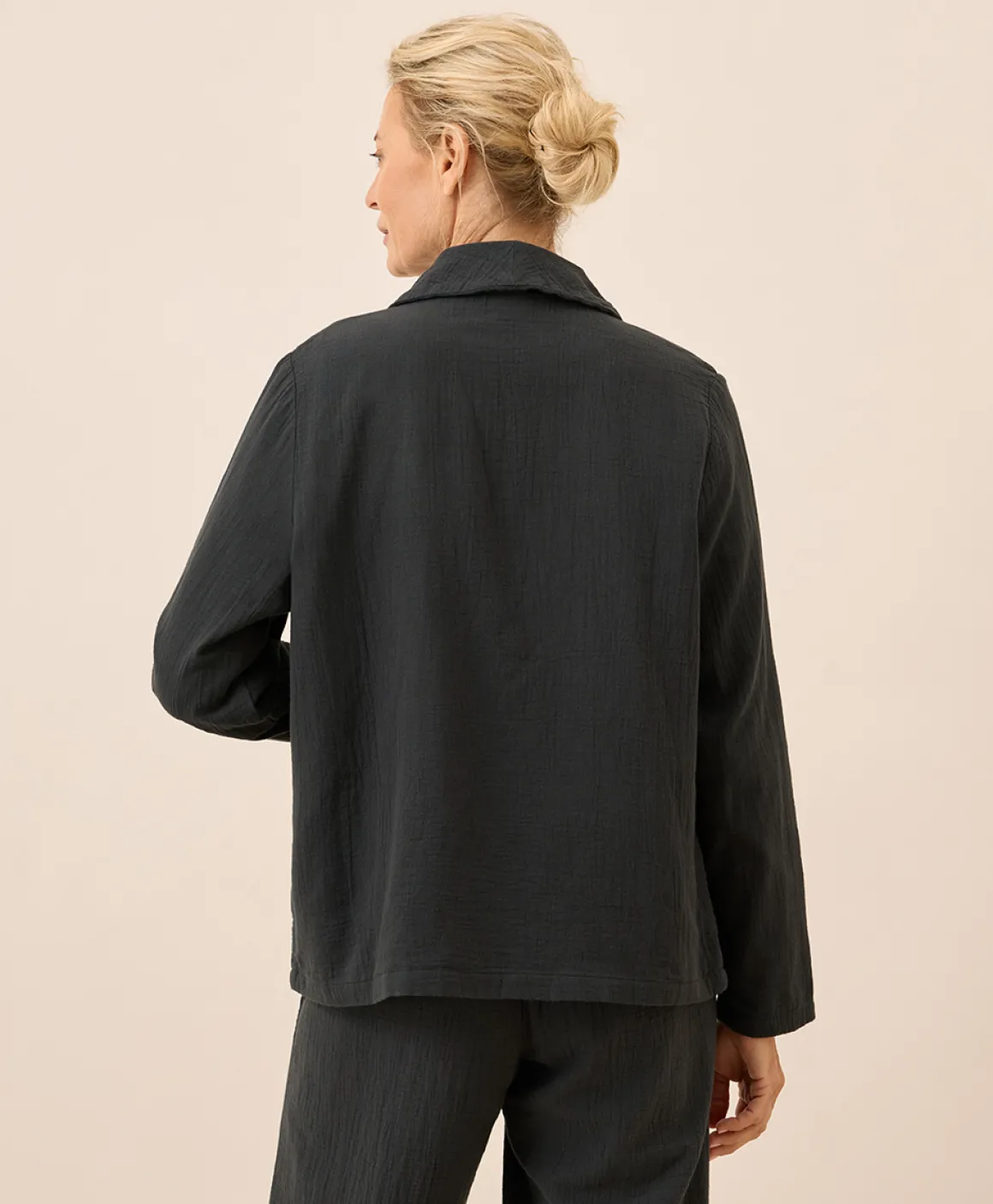 Organic Coastal Double Gauze Lined Easy Jacket